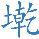 墘