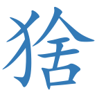 猞