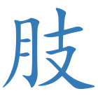 肢